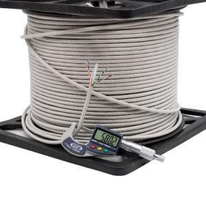 UTP CAT6 Pass Fluke 23 American Wire Gauge Single Copper Fluke Test Ethernet Cable 305m