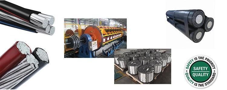 600/1000V Aluminum Conductor 2 Core 3 Core 4 Core 3X35mm 3X50mm ABC Overhead Power Cable