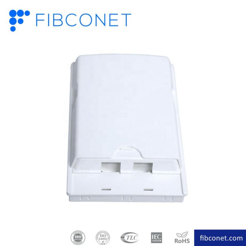 FTTH Fiber Optic Access Moulded IP65 1/4/8/16/24/48/96 Core Plastic Waterproof Terminal Distribution Wall Outlet Optical Termination Switch Junction Box