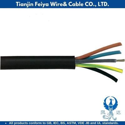 Nyy H07rn-F 450/750V IEC Rubber Insulated Soft Copper H07rnf Pcp Rubber Wire Cable