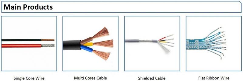VDE Cables PVC Flexible Cord H05vvh2-F 2X0.75/1.0mm2 Flat Power Cable