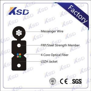 2016 Hot Sale 4 Core FTTH Indoor Fibre Optic Gjyxch High Quality Drop Cable 2 Km Per Drum
