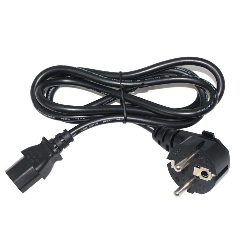 IEC 320 C13 Power Supply Cord 1.8m Schuko Cee 7/7 EU Plug Power Cable for PC Computer PSU