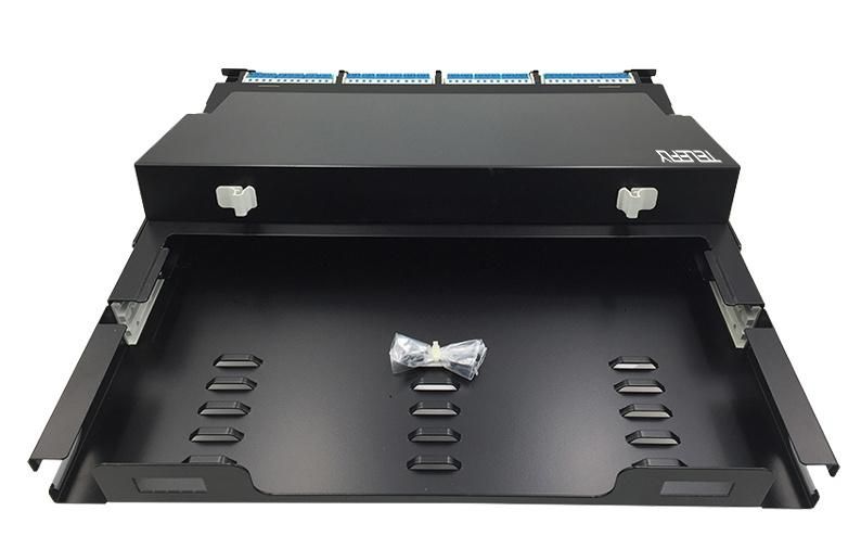 MPO 4u 19"Rack Mount Optical Distribution Box Fiber Optic Patch Panel 576 Cores Frame