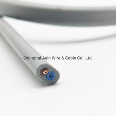 CE Certified H03V2V2h2-F PVC Cable Flame Retardant 300V Cable 2X1.0mm2