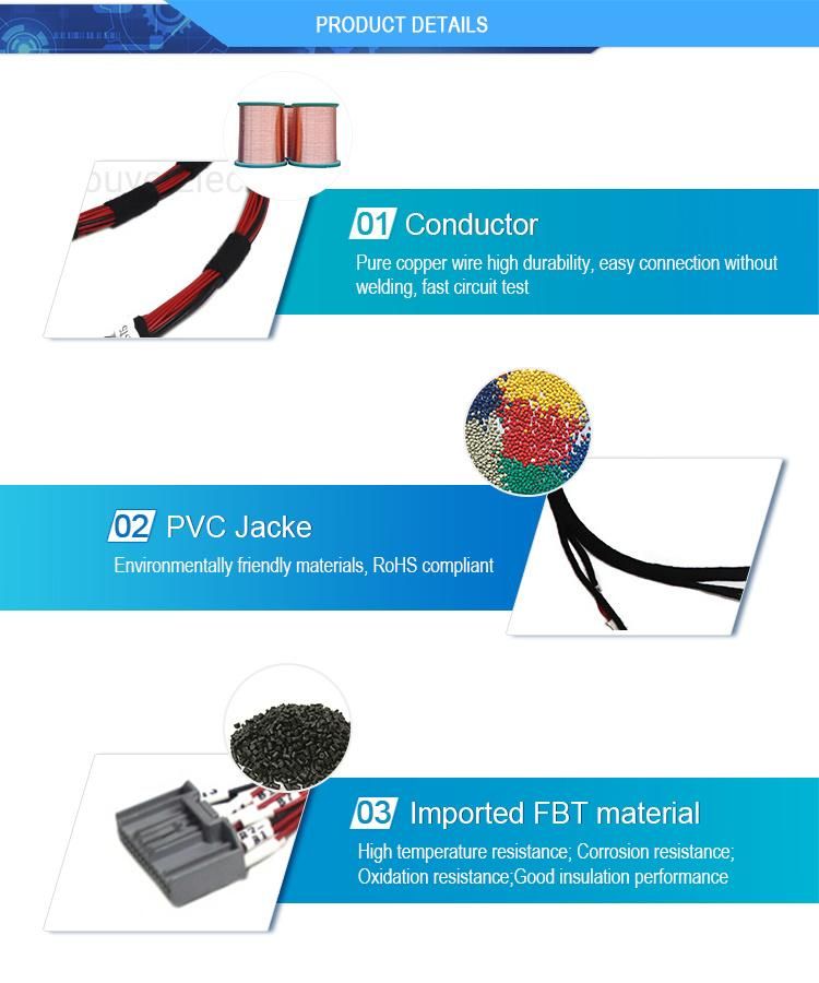 Customized Electric Vehicle Public Transport Bus Complete Automotive Wiring Harness