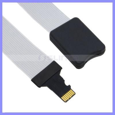 for Car GPS and Car DVR Support 32GB 48cm TF to Micro SD TF Flex Zip Extension Cable Memory Card Extender Cord Linker