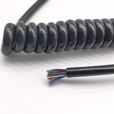 Rugged Multi-Core Spiral Cable Spiral Ceu Cable 300/300 V