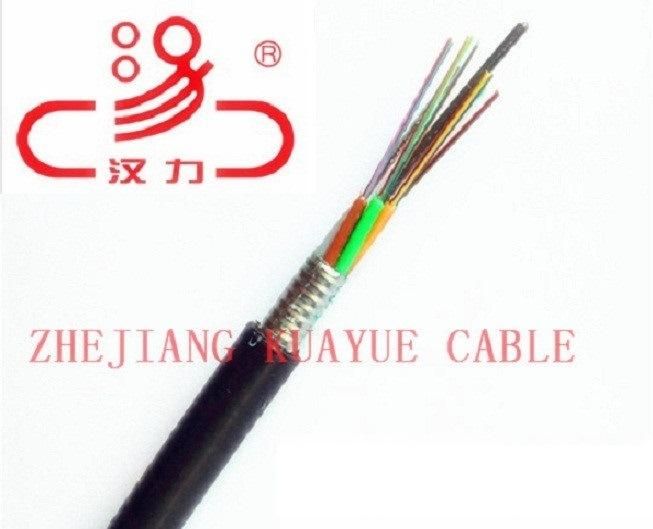 Stranded Loose Tube Fiber Optic Cable with Steel Tape Armour (GYTS)