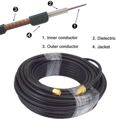 Coaxial Cable Rg58 Rg59 RG6 CATV Cable Communication Cable