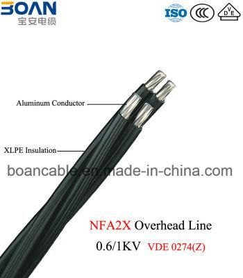 NFA2X, Al/XLPE Overhead Line, 0.6/1kv, VDE 0274 (Z)