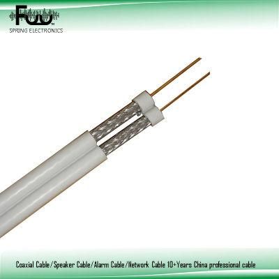 Copper Conductor 75ohm Twin RG6 Coaxial Cable