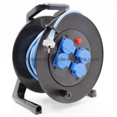 IP54 Cable Reels with Extension Cords Industry Heavy Duty Europe Schuko