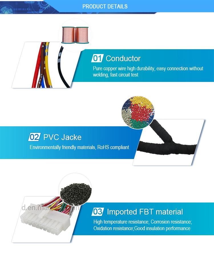 Electric Automotive Wire Harness for Car Automatic Window Power Cord