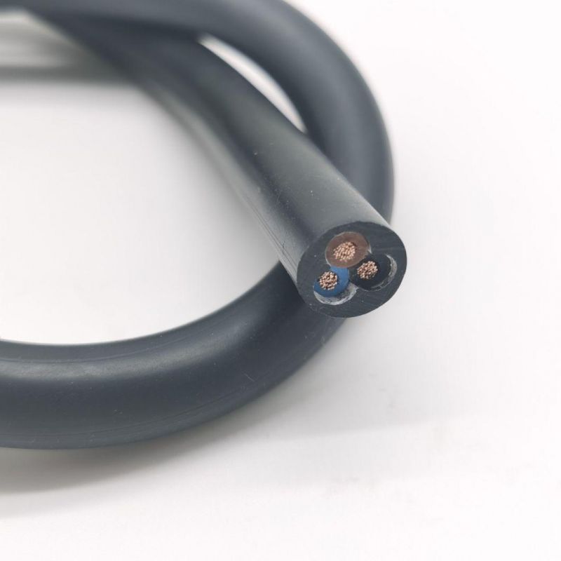High Strength Rubber Elliptical Cable Rnctfk Cable 450/750 V