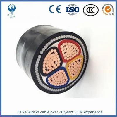 PVC Electrical Cable Insulation Nyy-J Nyy-O Copper Conductor