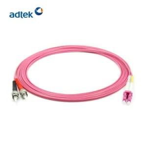 Best Price ST-LC 62.5/125 Fiber Optic Patch Cord/ Jumper Om4 Duplex Multimode Armored Fiber Optic Patch Cable