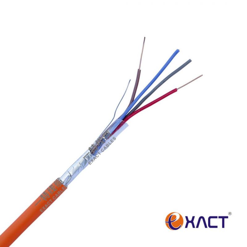 Unshielded Shielded Bare Copper Stranded Solid UL Listed PVC Jacket Communication Cable 3x0.5mm2 Fire Alarm Cable