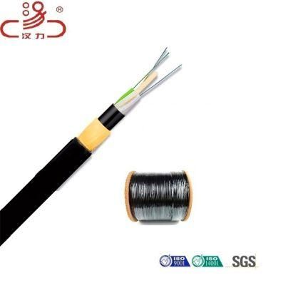 antenna Autosuficiente Cable De Fibra Optica ADSS 24 Core Aerial Fiber Optic Cable