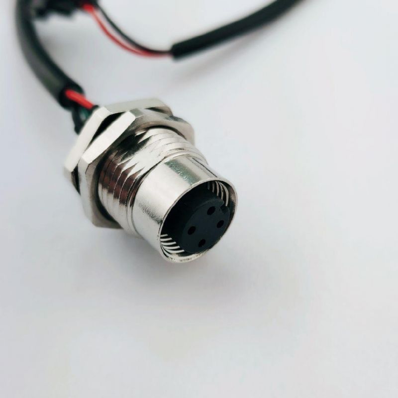 Waterproof Connector M12 Cable with Terminal Block Switch Wiring Assembly