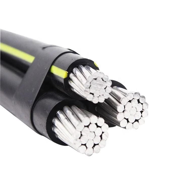 1kv PVC / XLPE / PE Insulated Overhead Electric Transmission Aerial Bundled Cable Overhead Cable