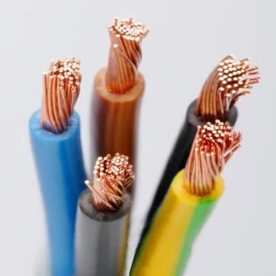 2.5mm 4mm Flexible Copper PVC Insulated Bvr Building Electric Wire