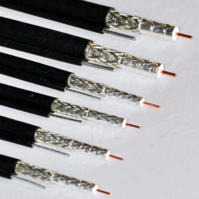 Rg58/Rg59 Bc/CCS Quad-Shield House Drop Coaxial Cable From High Technology Manufacture in China