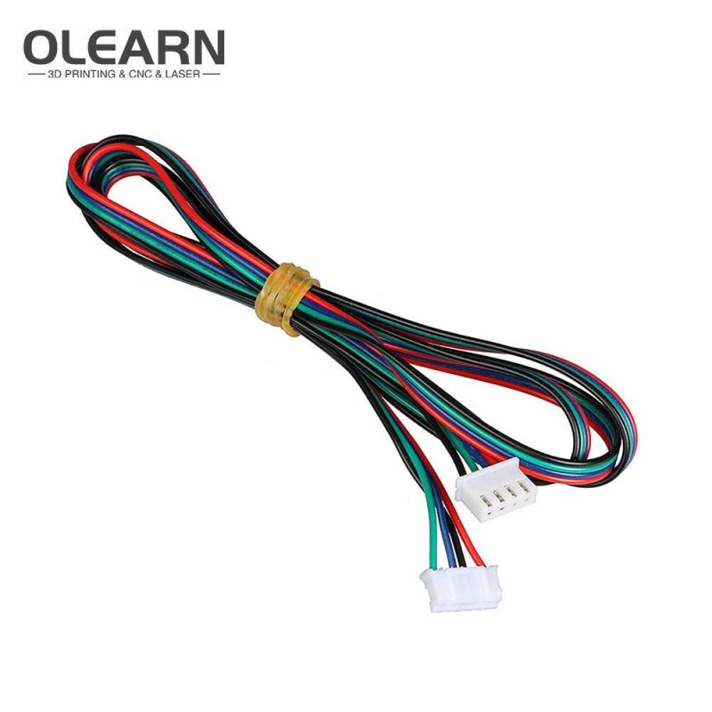 Olearn X2.54 4pin to 6pin White Terminal Cable Connector for 3D Printer Stepper Motor