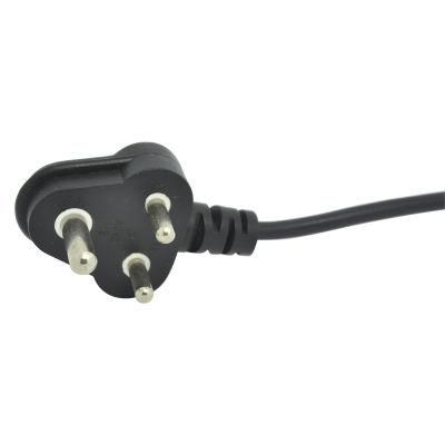Free Sample South Africa 6A 3 Pins AC Power Cord Factory