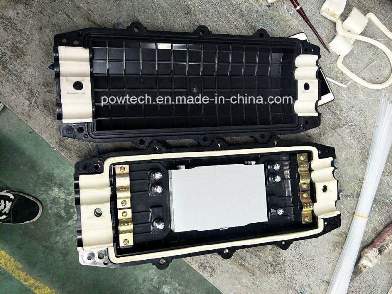 144 Fibers 3ins/3outs ABS or PC Plastic Fiber Optic Closure