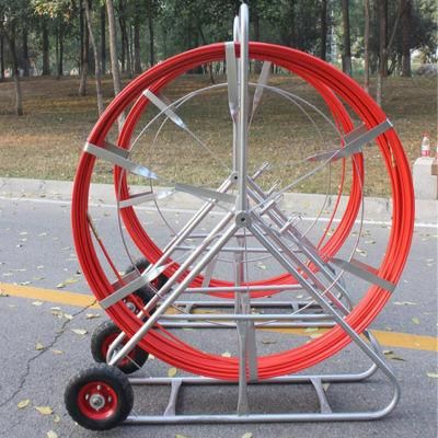 500m High Strength Fiberglass Snake Duct Rodder 4.5*100m Fiber Optic Equipment