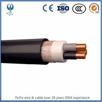 0.6/1kv 2*25/2.5mm2 Mcmk Cu/XLPE/PVC/Cws/PVC Power Cable, Rov-K Screened Cable