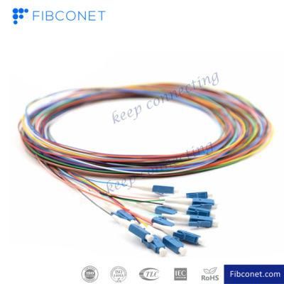 Communication Equipment Sc/APC 0.9mm Fiber Optic 12 Color Pigtail