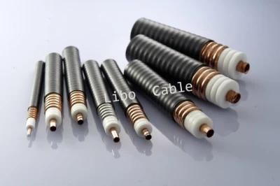 3/8 Inches Super Fexible Feeder RF Coaxial Cable Communication Cable High Precision Helical Copper PE Polyethylene