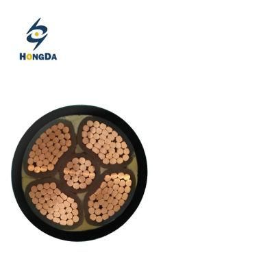 5 Core Yjv Power Cable 4+1core 195mm2 for China Best Supplier