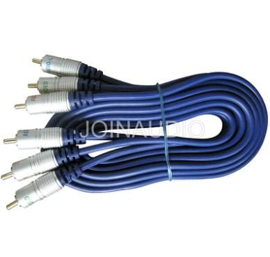 RCA Cable with Metal RCA Plug (3R-3R M)