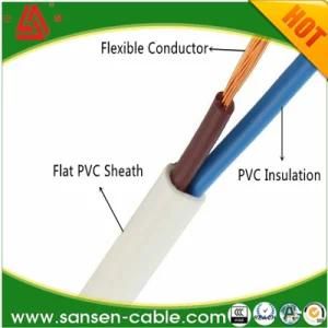 Rvvb Twin Flat Flexible PVC Electric Wire