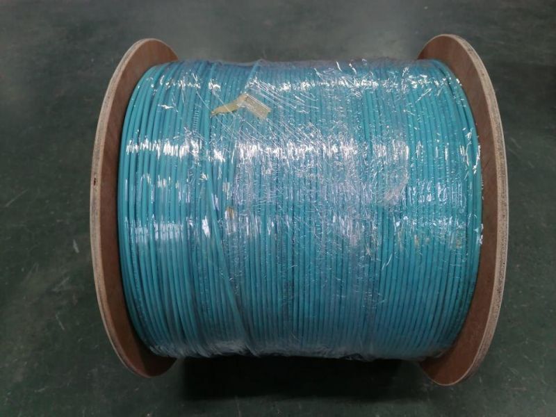 Indoor Rated Interlock Armored Multimode Fiber Optical Optic Cable