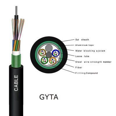 Outdoor Armored Fiber Optic Cable GYTA Standed Optical Fiber Cable GYTA Fiber Optic Cable