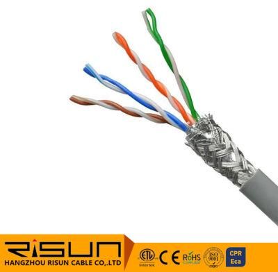 Cat5e Ethernet Cable SFTP Copper LAN Cable 1000FT Per Roll