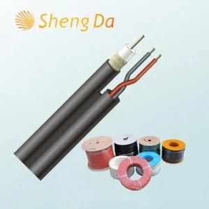 75 Ohm RG6 Communication Coaxial CCTV Combo Cable