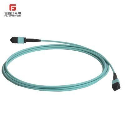 Fiber Optic Patch Cord MPO-LC MTP-LC Om4 12c 24c Trunk Cable