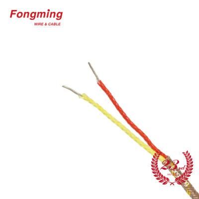 K/J Type Mica Insulated Fiberglass Braid Extension Wire