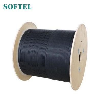 LSZH Jacket FTTH Optical Drop Cable / FRP Drop Cable