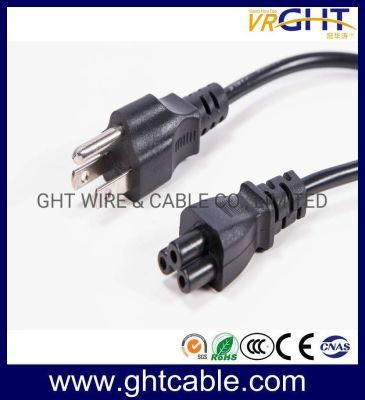 Small UK Power Cord &amp; Power Plug for Laptop Using