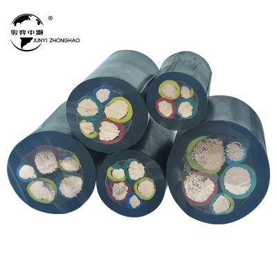 Customized Flexible Electric Trailing Waterproof Rubber Mining Trailing Cable