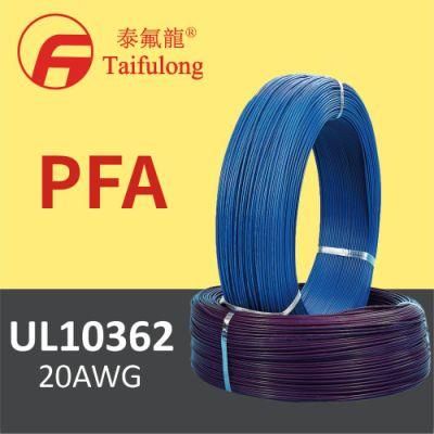 Taifulong PFA UL10362 20AWG 250&deg; C 600V Tinned Copper Electric Wire High Temperature Resistan Teflon Cable