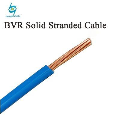 Flexible Electric Wire PVC Cable Copper Single Core Earth Cable 1X4mm