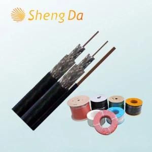 CATV and CCTV Video RG6 Siamese Coaxial Cable