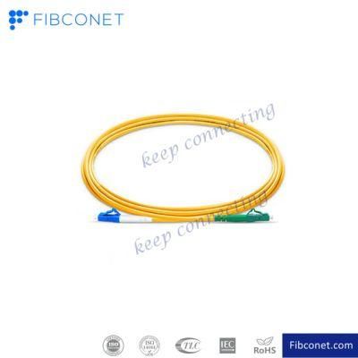 FTTH Single Mode 9/125 Simplex LC/APC - LC/Upc PVC LSZH Fiber Optic Patch Cord